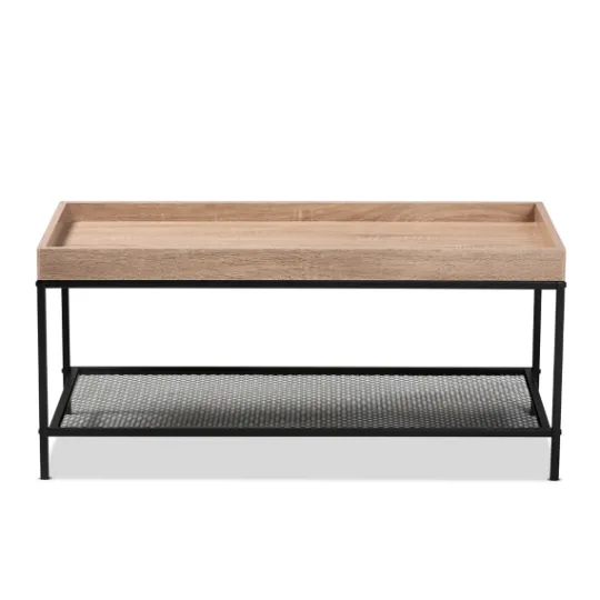 Kirkland's Home Wood Raised Edge Coffee Table- Coffee Tables