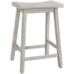 Kirkland's Home Wood Rectangular Counter Stools, Set Of 2- Bar Stools & Counter Height Stools