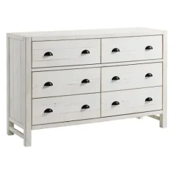 Kirkland's Home Wood Rustic 6-Drawer Chest- Dressers & Chests