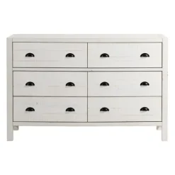 Kirkland's Home Wood Rustic 6-Drawer Chest- Dressers & Chests