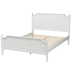 Kirkland's Home Wood Scalloped Queen Bed Frame- Beds & Headboards