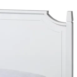 Kirkland's Home Wood Scalloped Queen Bed Frame- Beds & Headboards