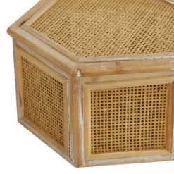 Kirkland's Home Wood Screen Panel Boxes, Set Of 2- Baskets & Boxes