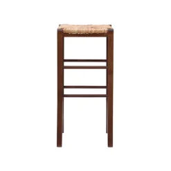 Kirkland's Home Wood Seagrass Backless 2-Pc. Bar Stool Set- Bar Stools & Counter Height Stools