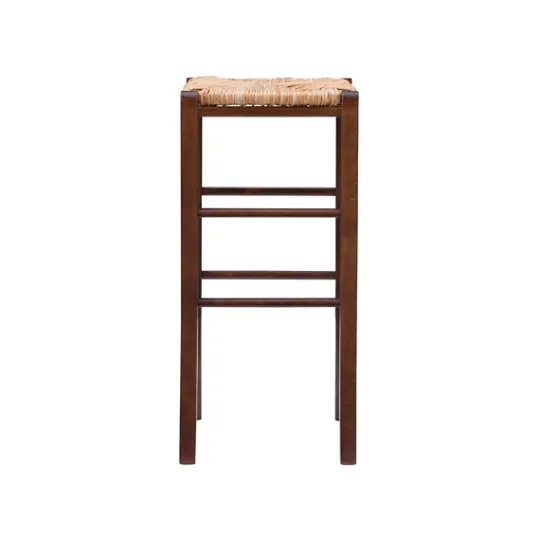 Kirkland's Home Wood Seagrass Backless 2-Pc. Bar Stool Set- Bar Stools & Counter Height Stools
