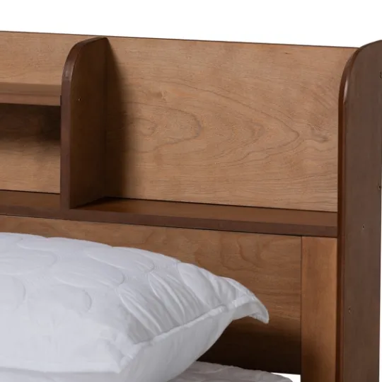 Kirkland's Home Wood Shelves Full Platform Bed- Beds & Headboards