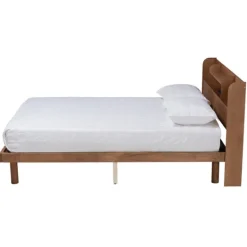 Kirkland's Home Wood Shelves Queen Platform Bed- Beds & Headboards