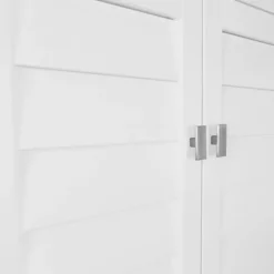 Kirkland's Home Wood Shutter 2-Door Cabinet- Bathroom Furniture