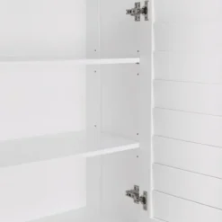 Kirkland's Home Wood Shutter 2-Door Cabinet- Bathroom Furniture