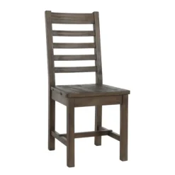 Kirkland's Home Wood Slatted Back Dining Chair- Dining Chairs