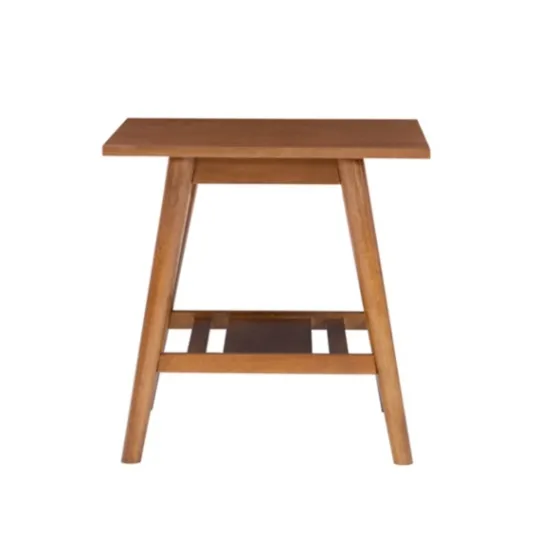 Kirkland's Home Wood Slatted Bottom Shelf Side Table- Accent & End Tables