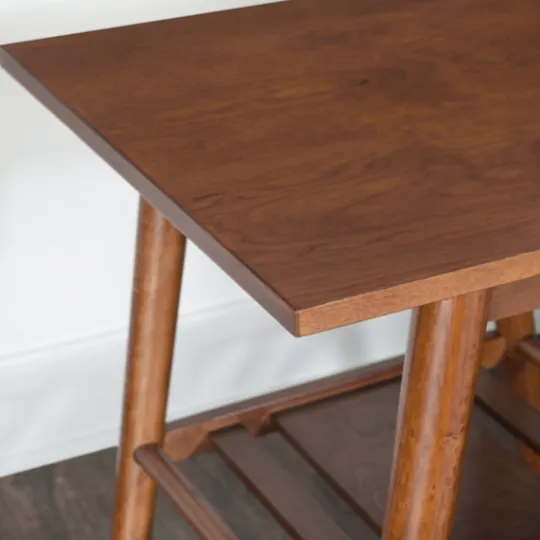 Kirkland's Home Wood Slatted Bottom Shelf Side Table- Accent & End Tables