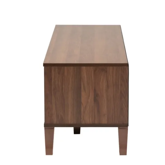 Kirkland's Home Wood Slatted Midcentury Tv Stand- Tv Stands & Media Consoles