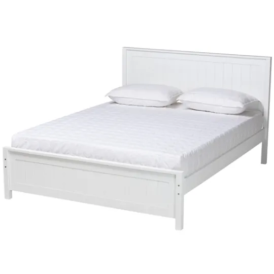 Kirkland's Home Wood Slatted Queen Bed Frame- Beds & Headboards