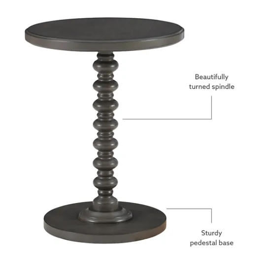 Kirkland's Home Wood Spindle Side Table- Accent & End Tables