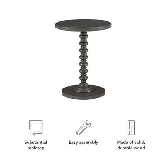 Kirkland's Home Wood Spindle Side Table- Accent & End Tables