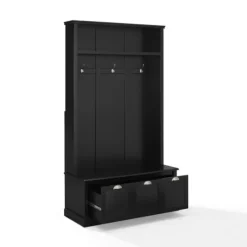 Kirkland's Home Wood Storage Bench Hall Tree- Entryway Furniture