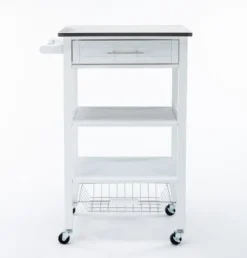Kirkland's Home Wood 2-Tier Kitchen Cart- Kitchen Islands & Bar Carts