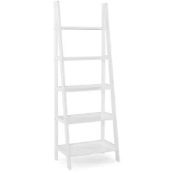 Kirkland's Home Wood 5-Tier Ladder Bookshelf- Bookshelves