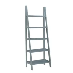 Kirkland's Home Wood 5-Tier Ladder Bookshelf- Bookshelves