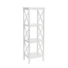 Kirkland's Home Wood 3-Tier Storage Shelf- Bathroom Furniture