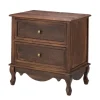 Kirkland's Home Wood Traditional 2-Drawer Nightstand- Nightstands