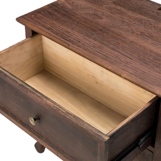 Kirkland's Home Wood Traditional 2-Drawer Nightstand- Nightstands