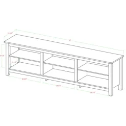 Kirkland's Home Wood Tv Stand, 70 In.- Tv Stands & Media Consoles