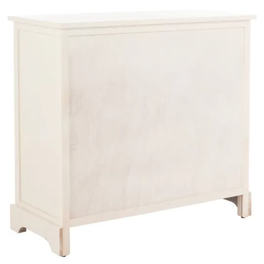 Kirkland's Home Wood Woven Baskets Cabinet- Cabinets & Sideboards