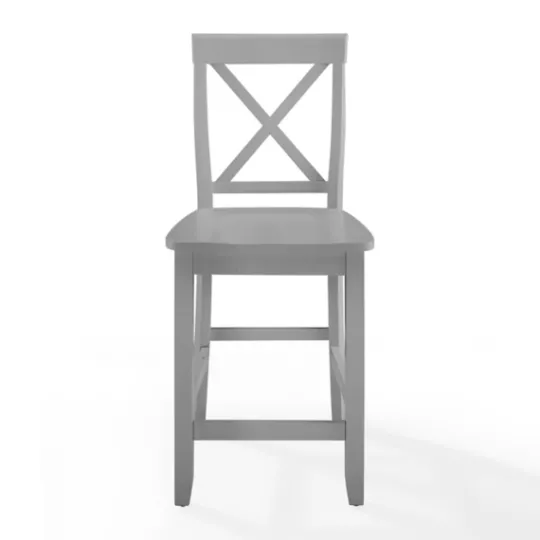 Kirkland's Home Wood X-Back Counter Stools, Set Of 2- Bar Stools & Counter Height Stools
