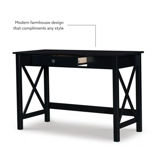 Kirkland's Home Wood X-Sides Desk- Office Furniture