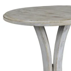 Kirkland's Home Wooden Arched Base Round Top Accent Table- Accent & End Tables
