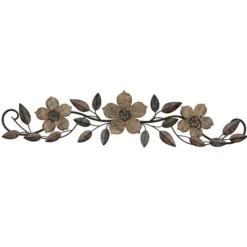 Kirkland's Home Wooden Floral Over Door Plaque- Wall Plaques