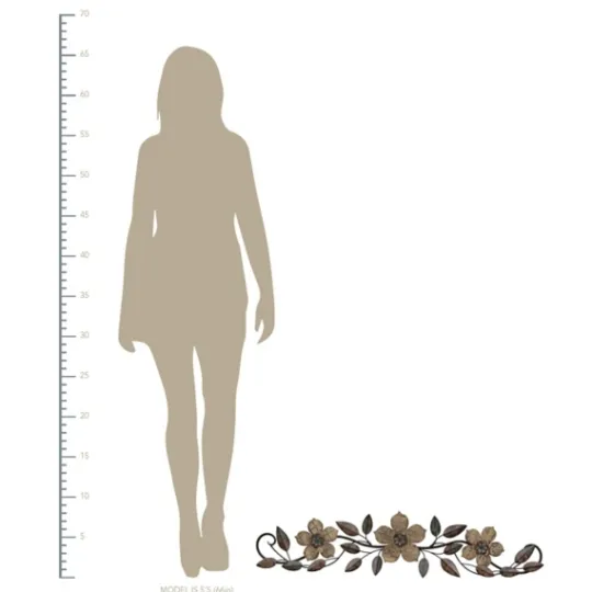 Kirkland's Home Wooden Floral Over Door Plaque- Wall Plaques