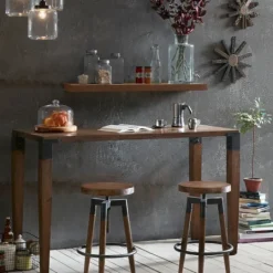 Kirkland's Home Wooden Frazier Counter Table- Dining Tables