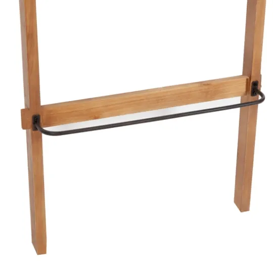 Kirkland's Home Wooden Leaning Ladder With Hooks- Decorative Accents