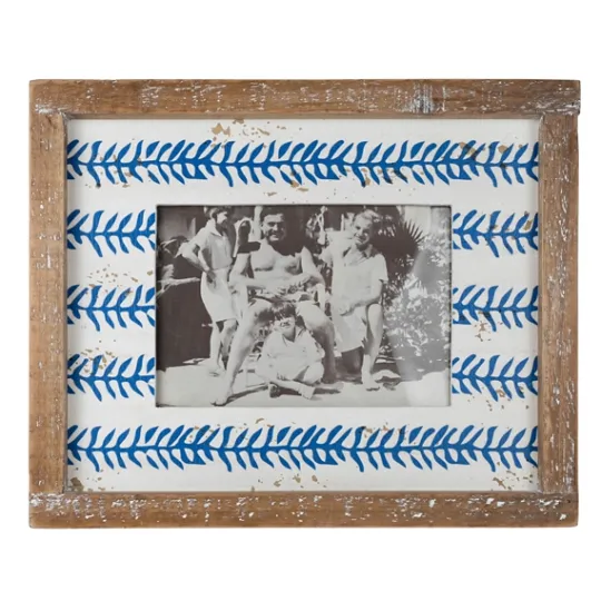 Kirkland's Home Wooden Printed Picture Frame, 5X7- Picture Frames