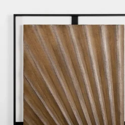 Kirkland's Home Wooden Starburst Metal Wall Plaques, Set Of 2- Wall Plaques