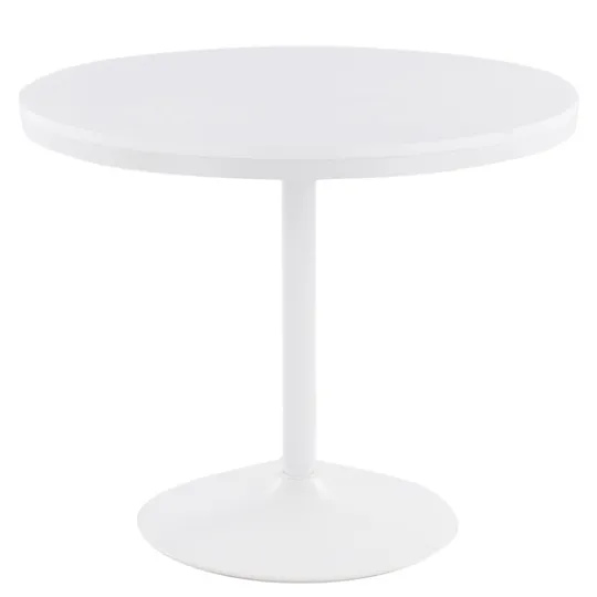 Kirkland's Home Wooden Top Metal Base Round Dining Table- Dining Tables