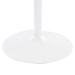 Kirkland's Home Wooden Top Metal Base Round Dining Table- Dining Tables