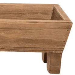 Kirkland's Home Wooden Trough Long Tray- Decorative Trays