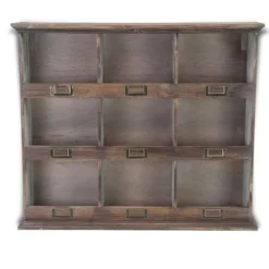 Kirkland's Home Wooden Wall Cubby- Shelves