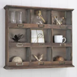 Kirkland's Home Wooden Wall Cubby- Shelves