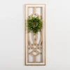 Kirkland's Home Wooden Wreath On Window Wall Plaque- Wall Plaques
