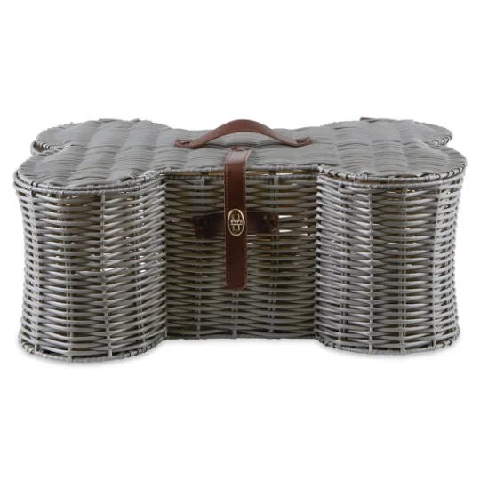 Kirkland's Home Woven Bone Shaped Basket, 24 In.- Baskets & Boxes