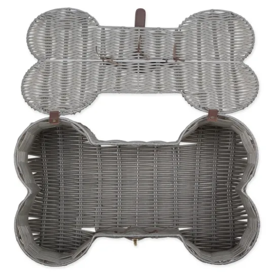 Kirkland's Home Woven Bone Shaped Basket, 17 In.- Baskets & Boxes