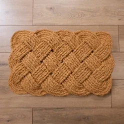 Kirkland's Home Woven Braided Coir Doormat- Doormats