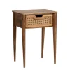 Kirkland's Home Woven Cane And Mango Wood Side Table- Accent & End Tables