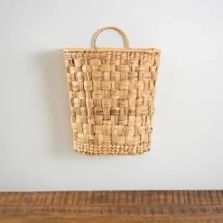 Kirkland's Home Woven Hyacinth Wall Pocket- Wall Storage