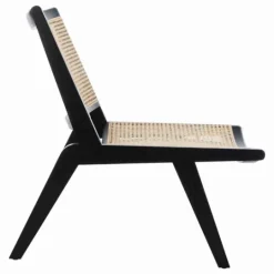Kirkland's Home Woven Rattan Low-Slung Accent Chair- Accent Chairs